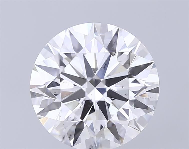 5.01ct G SI1 Rare Carat Ideal Cut Round Lab Grown Diamond