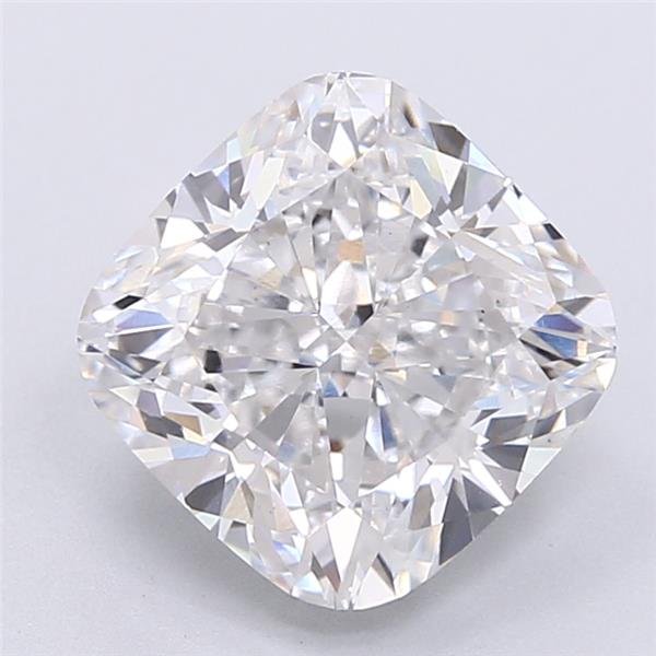 4.09ct F VS1 Rare Carat Ideal Cut Cushion Lab Grown Diamond