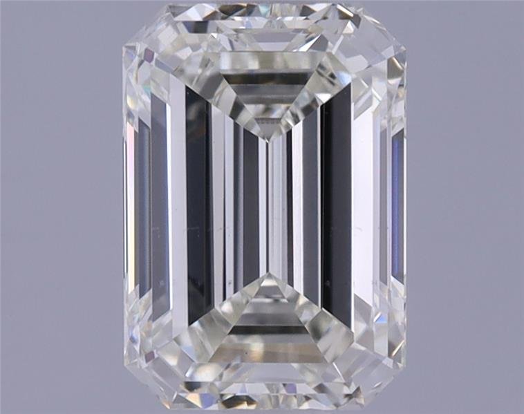 1.15ct H VS2 Rare Carat Ideal Cut Emerald Lab Grown Diamond