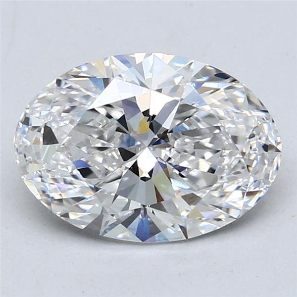 2.54ct E VVS2 Excellent Cut Oval Lab Grown Diamond