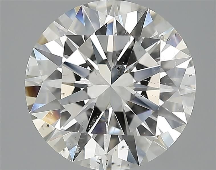 3.70ct H SI2 Excellent Cut Round Diamond