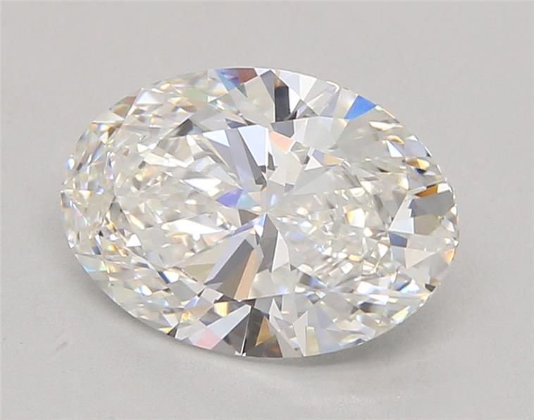 3.03ct F VVS2 Rare Carat Ideal Cut Oval Lab Grown Diamond