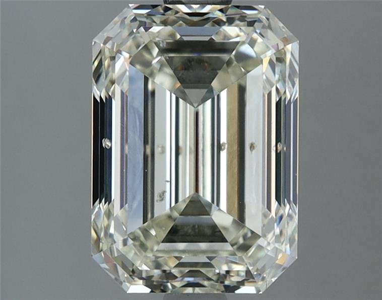 3.02ct K SI1 Very Good Cut Emerald Diamond