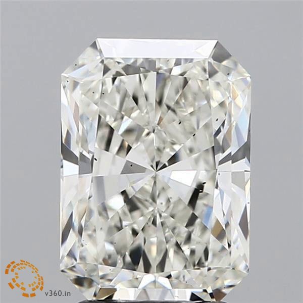 2.61ct H VS2 Rare Carat Ideal Cut Radiant Lab Grown Diamond