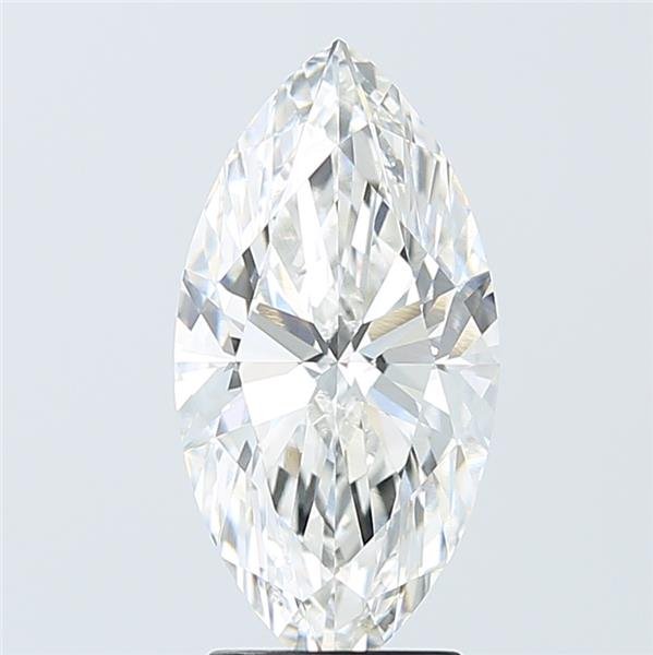 3.09ct F VVS2 Rare Carat Ideal Cut Marquise Lab Grown Diamond