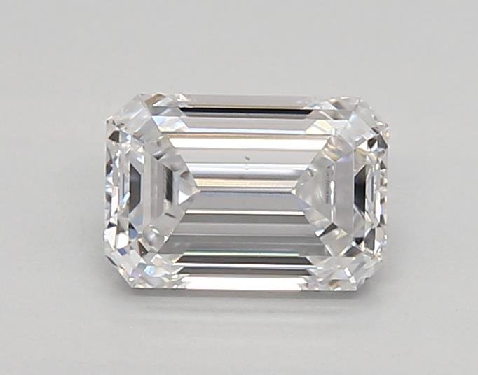 0.81ct D VVS2 Rare Carat Ideal Cut Emerald Lab Grown Diamond