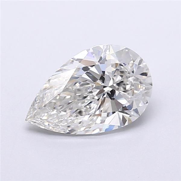 1.41ct E VVS2 Rare Carat Ideal Cut Pear Lab Grown Diamond