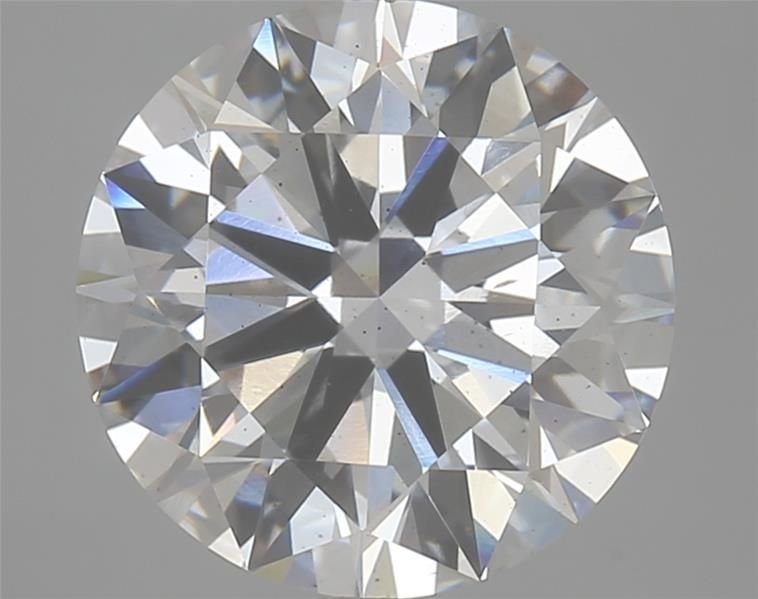 4.59ct F SI1 Rare Carat Ideal Cut Round Lab Grown Diamond