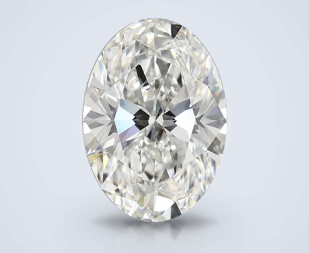 3.91 Carat Oval Lab Diamond