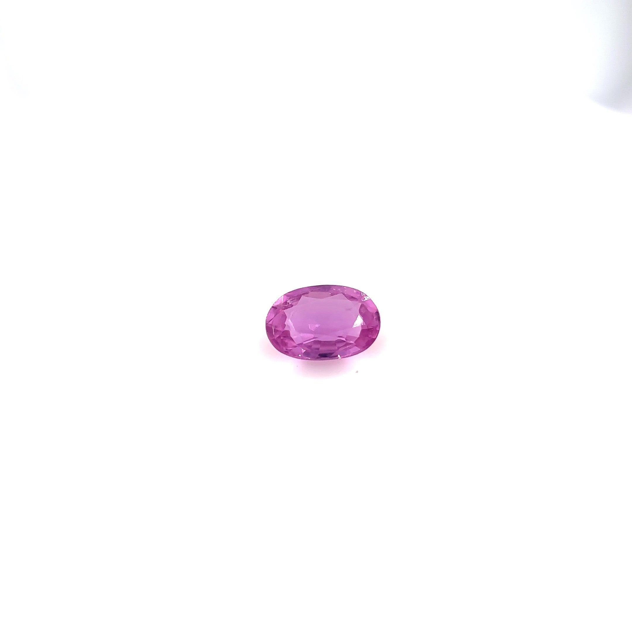 0.58 Carat Pink Oval Sapphire