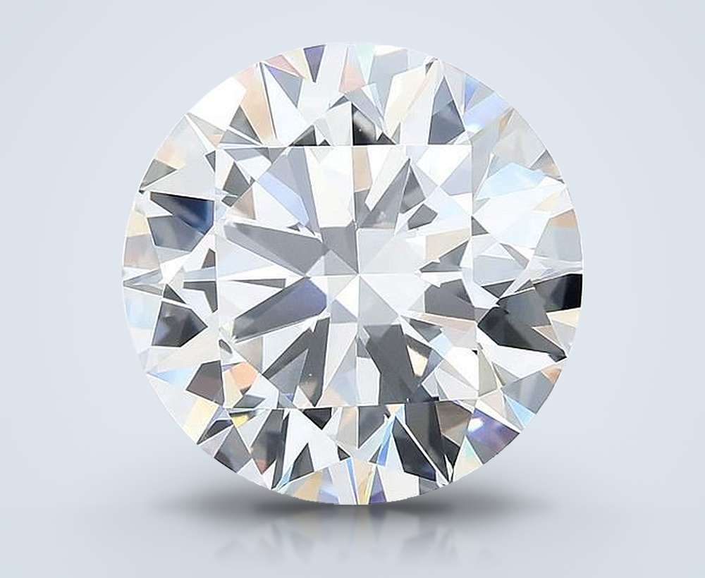 6.59 Carat Round Lab Diamond