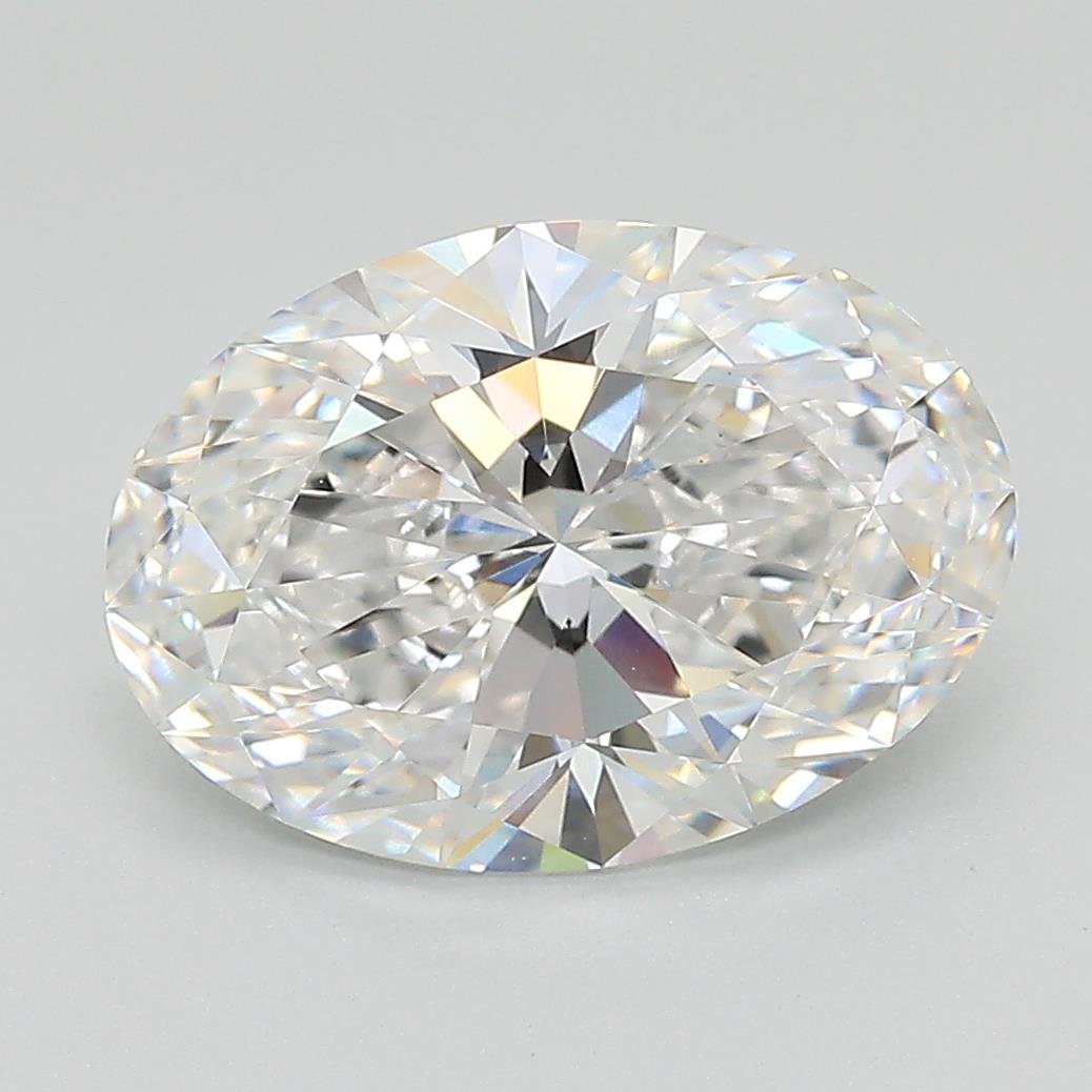 3.51ct E VS1 Rare Carat Ideal Cut Oval Lab Grown Diamond