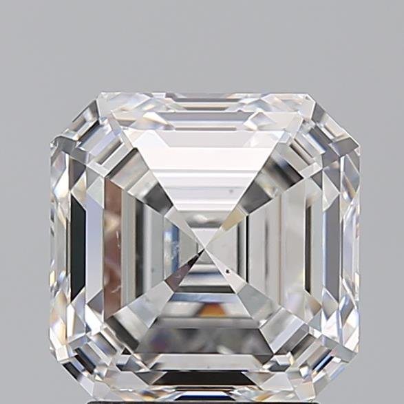 3.20ct F SI1 Excellent Cut Asscher Diamond