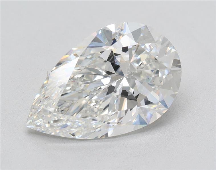 2.25ct F VS1 Rare Carat Ideal Cut Pear Lab Grown Diamond