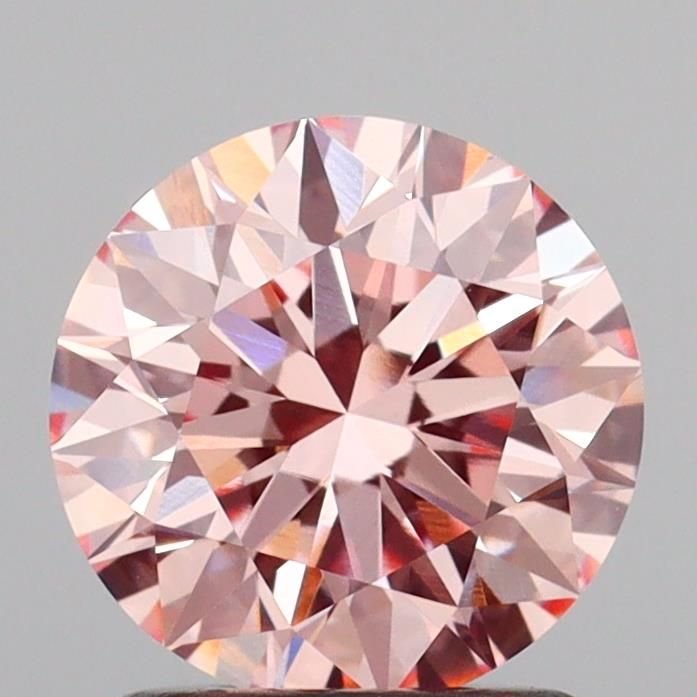 1.50 Ct. Fancy Intense Pink Round Lab Diamond