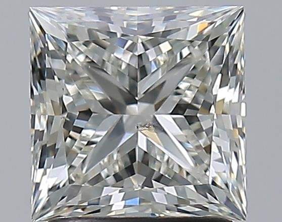 1.70ct J SI2 Rare Carat Ideal Cut Princess Diamond