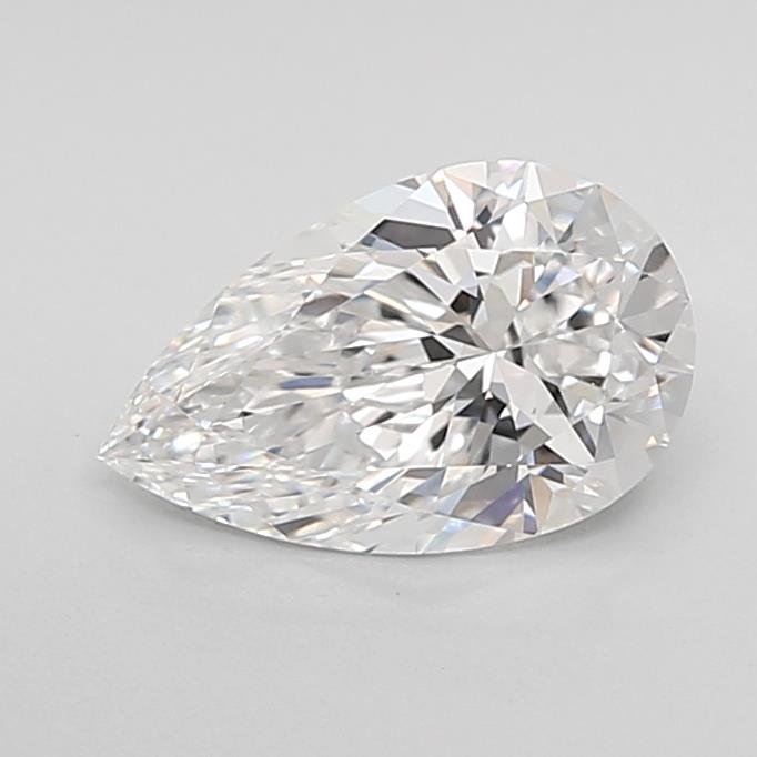 1.09ct D VVS2 Rare Carat Ideal Cut Pear Lab Grown Diamond