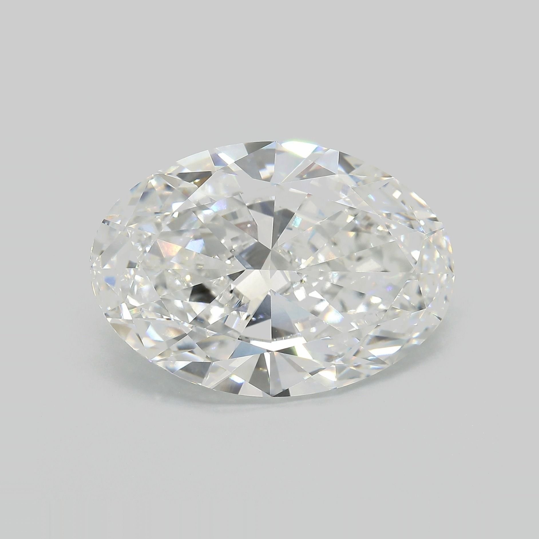 15.86ct F VVS2 Very Good Cut Oval Lab Grown Diamond