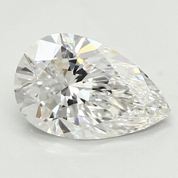 0.91ct D VS1 Rare Carat Ideal Cut Pear Lab Grown Diamond