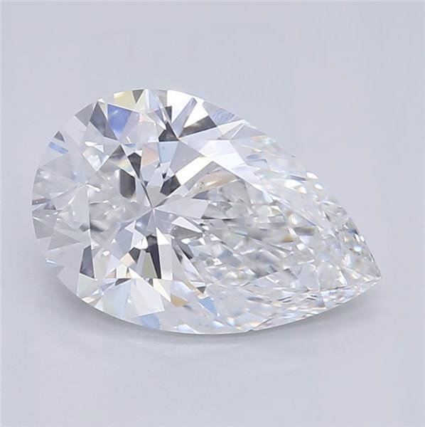 0.86ct E VS2 Rare Carat Ideal Cut Pear Lab Grown Diamond