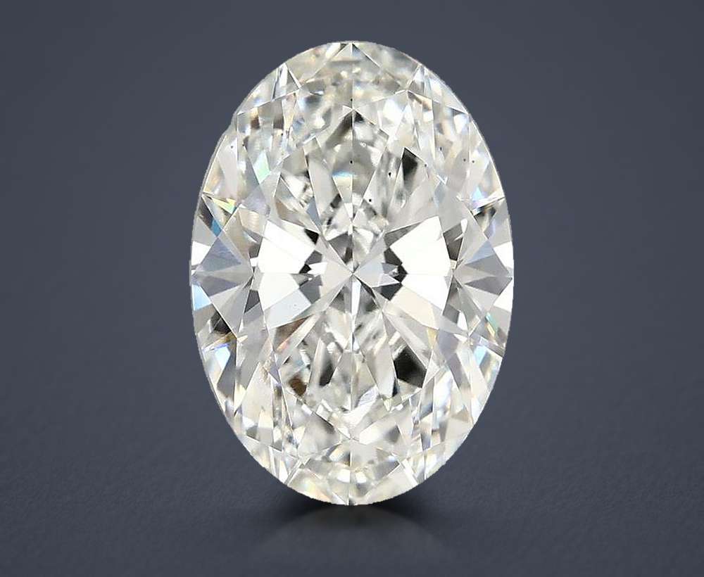 3.92 Carat Oval Lab Diamond