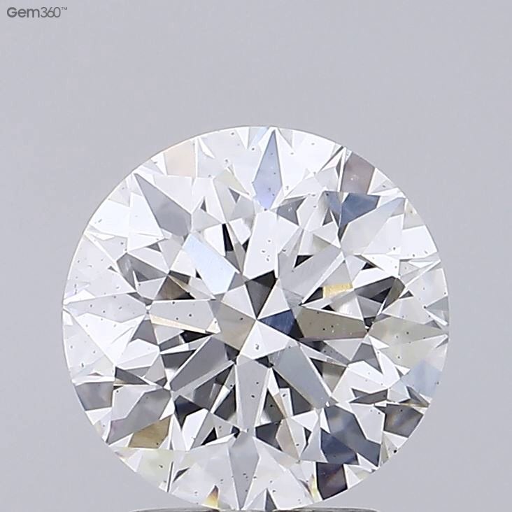 2.71ct E SI1 Excellent Cut Round Lab Grown Diamond