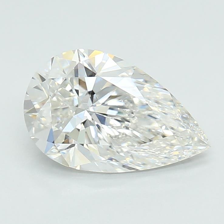 1.31ct E VS1 Rare Carat Ideal Cut Pear Lab Grown Diamond