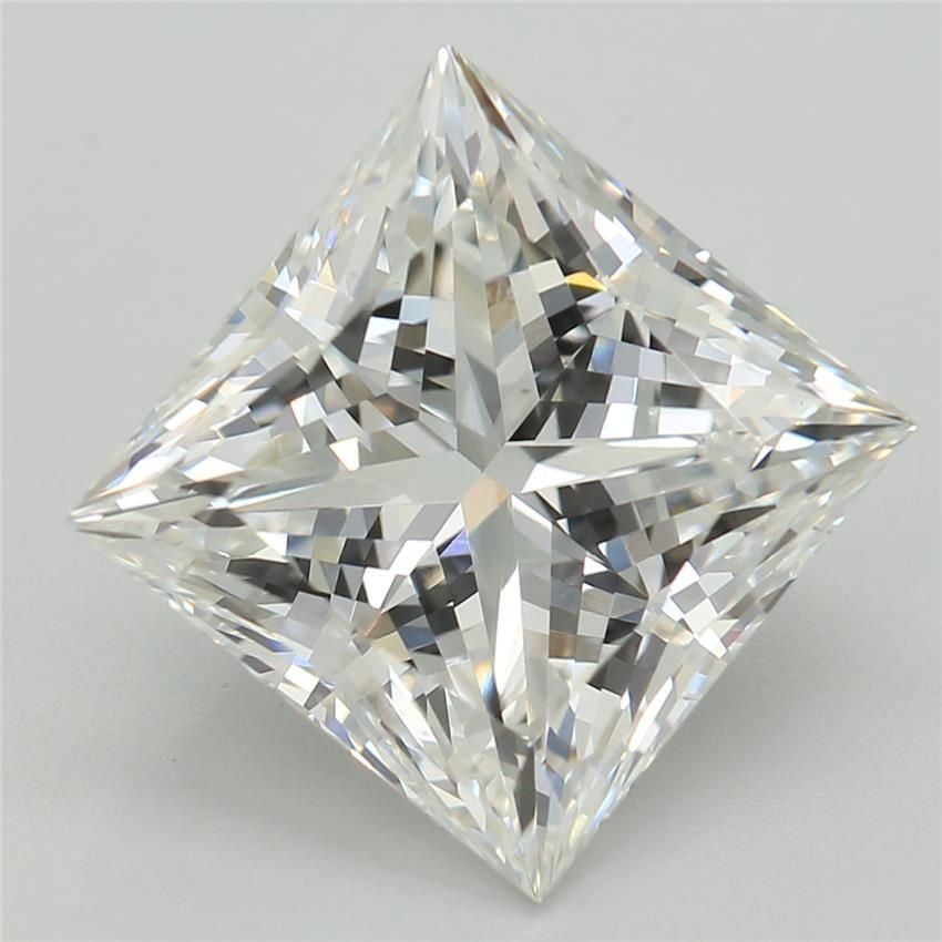4.02ct E VS1 Rare Carat Ideal Cut Princess Lab Grown Diamond