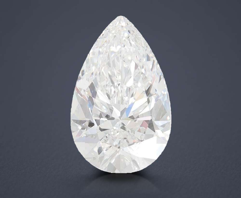 2.00 Carat Pear Lab Diamond