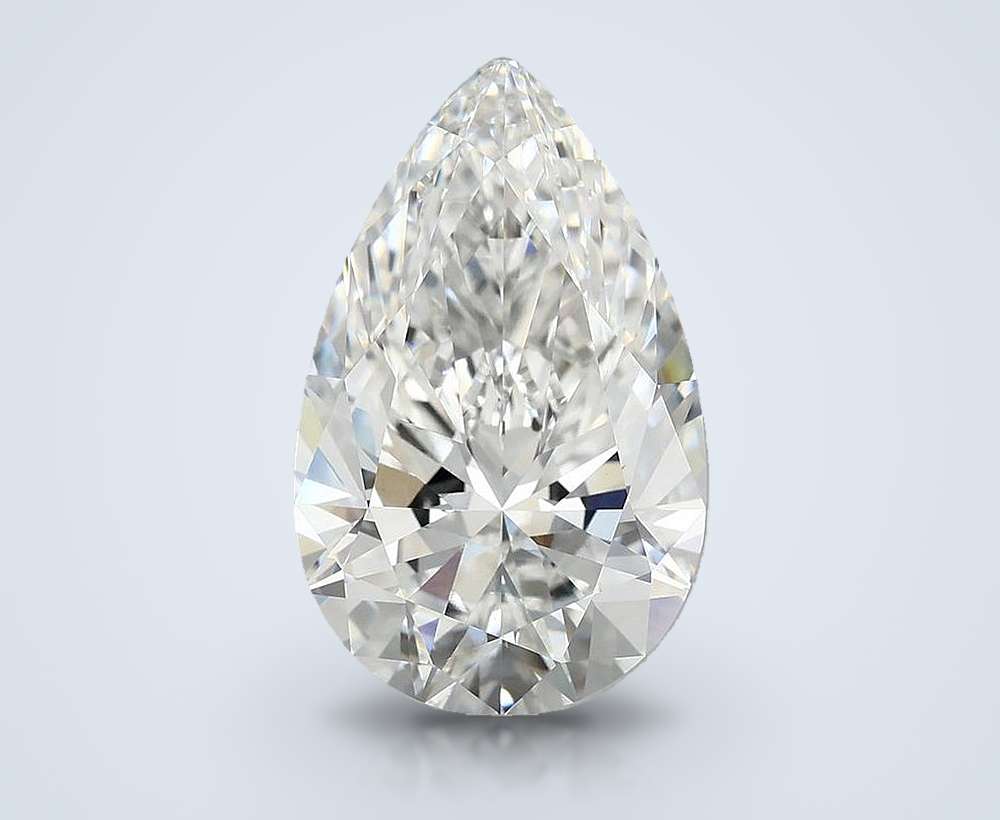 7.42 Carat Pear Lab Diamond