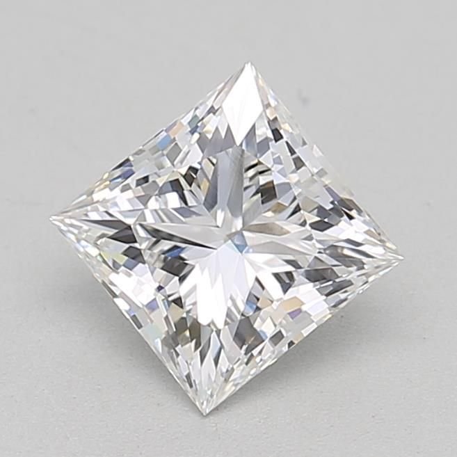 1.19ct F VVS1 Rare Carat Ideal Cut Princess Lab Grown Diamond