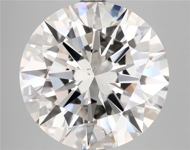 7.01ct I VS2 Rare Carat Ideal Cut Round Diamond