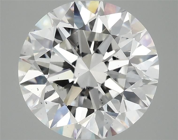 4.08ct F SI1 Excellent Cut Round Lab Grown Diamond