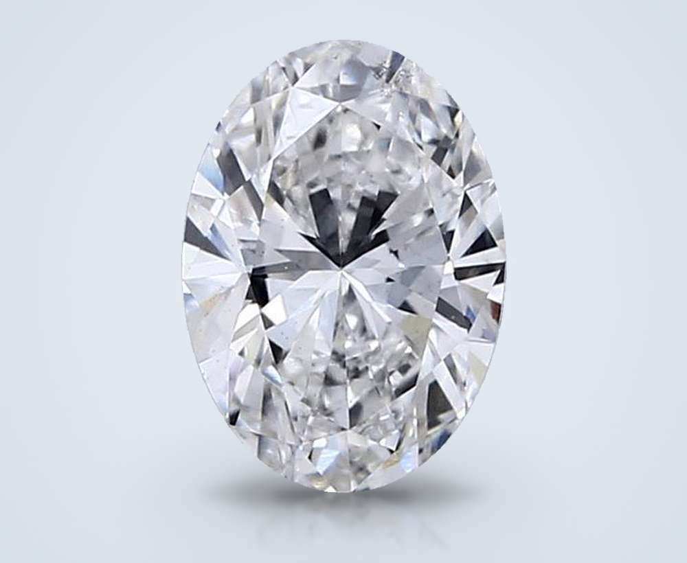 1.00 Carat Oval Lab Diamond
