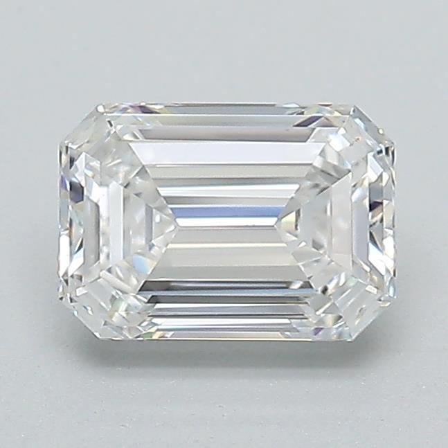 1.08ct D SI1 Rare Carat Ideal Cut Emerald Lab Grown Diamond