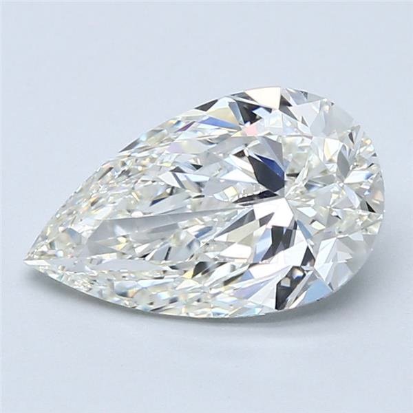 2.51ct I VS1 Rare Carat Ideal Cut Pear Diamond