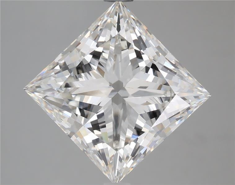 6.00ct G VS1 Rare Carat Ideal Cut Princess Lab Grown Diamond