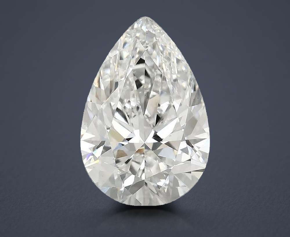 3.88 Carat Pear Lab Diamond