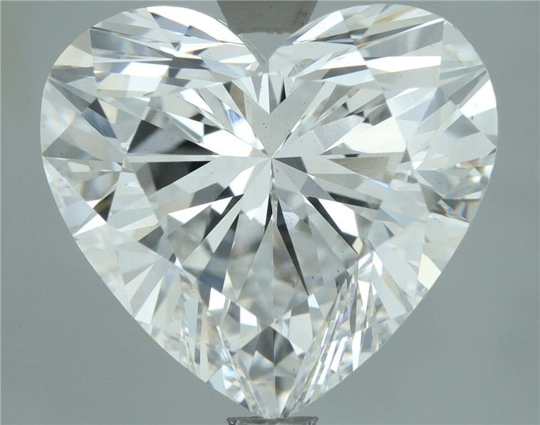 5.57ct D VS2 Rare Carat Ideal Cut Heart Lab Grown Diamond