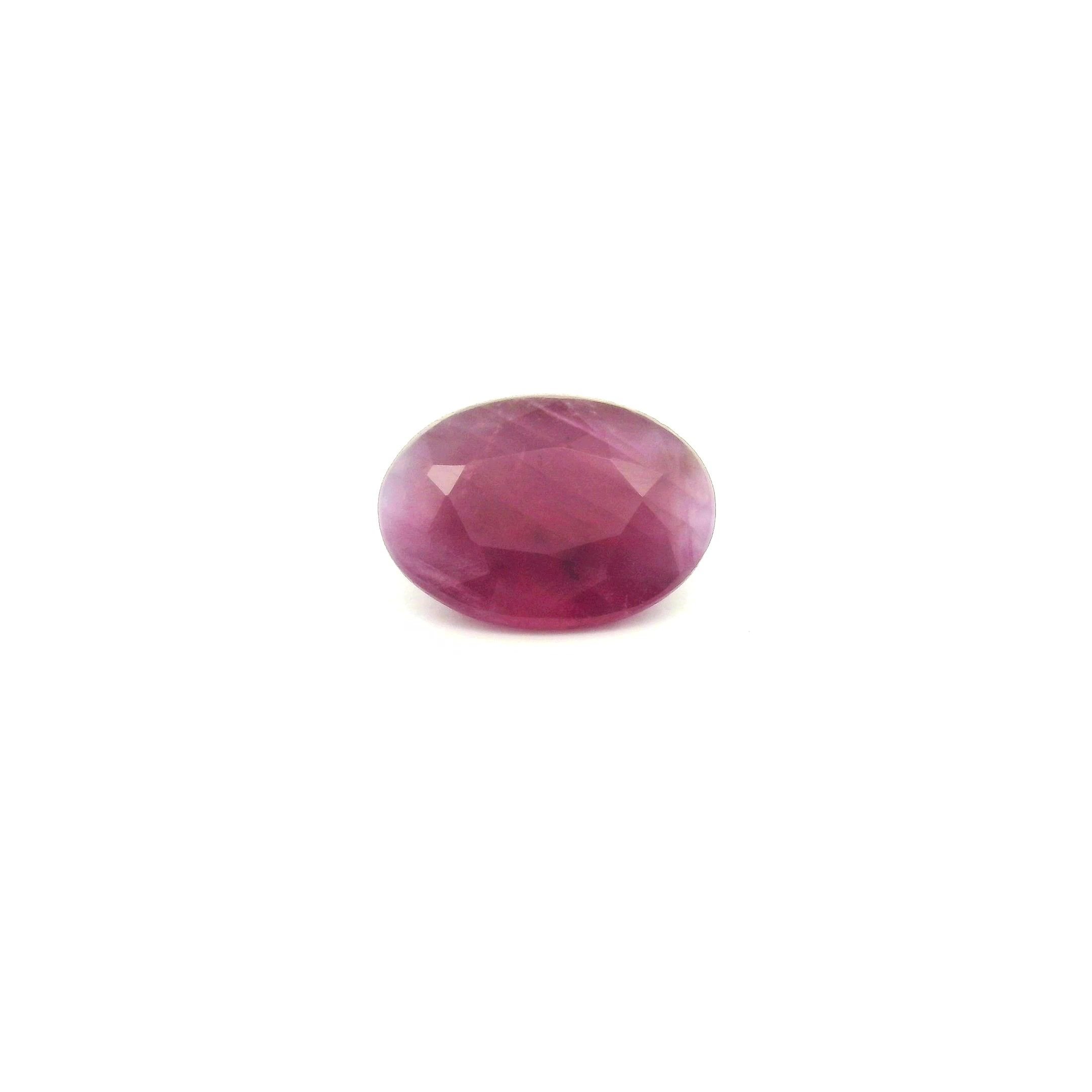 1.50 Carat Red Oval Ruby