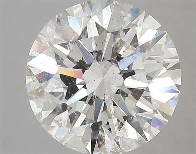 3.03ct H SI2 Rare Carat Ideal Cut Round Diamond