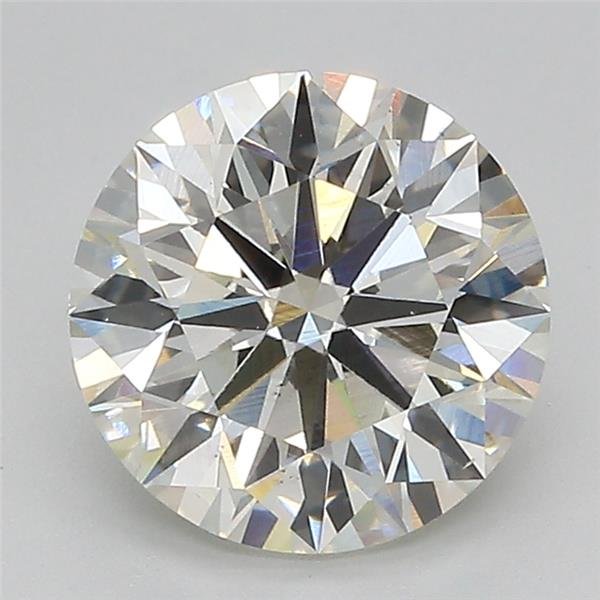 2.57ct J VS2 Excellent Cut Round Lab Grown Diamond