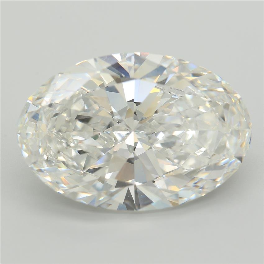 15.01ct F VS1 Very Good Cut Oval Lab Grown Diamond