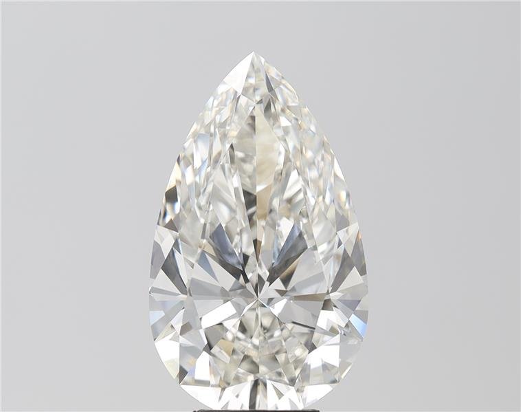 7.51ct H VVS2 Rare Carat Ideal Cut Pear Lab Grown Diamond