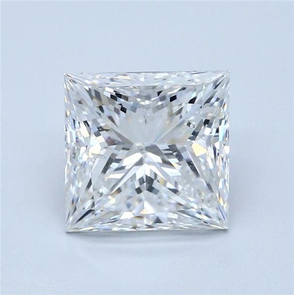 3.40ct G SI2 Rare Carat Ideal Cut Princess Diamond