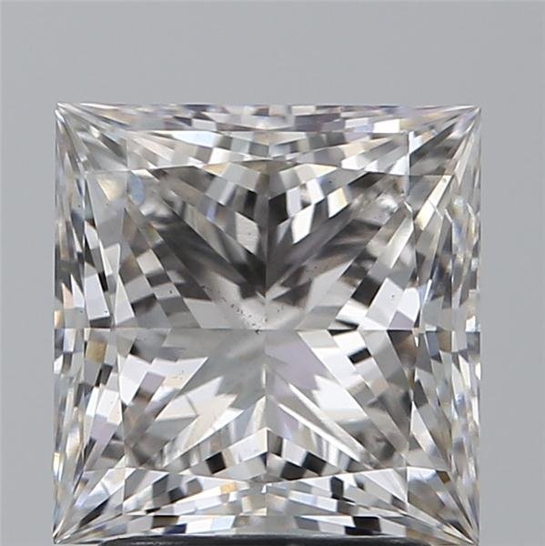 2.40ct H VS2 Rare Carat Ideal Cut Princess Lab Grown Diamond