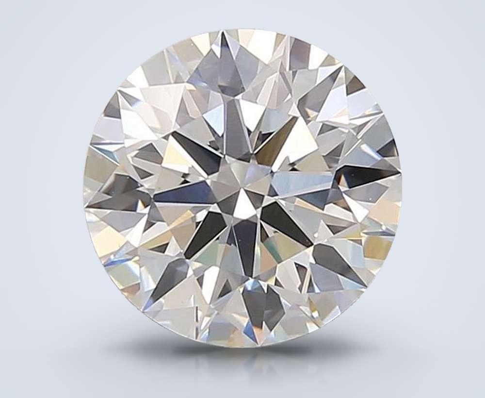 3.09 Carat Round Lab Diamond