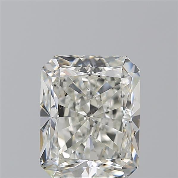 3.62ct I SI1 Rare Carat Ideal Cut Radiant Diamond