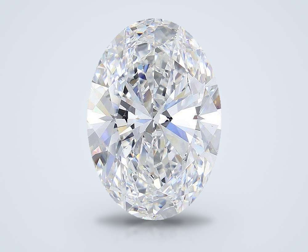 5.60 Carat Oval Lab Diamond