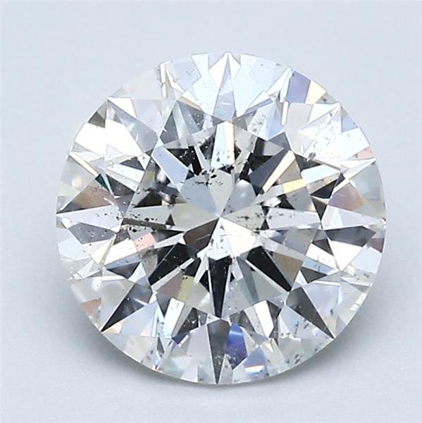 1.71ct D SI2 Rare Carat Ideal Cut Round Diamond